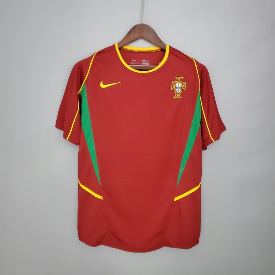 Retro Portugal 2002 home Soccer Jersey