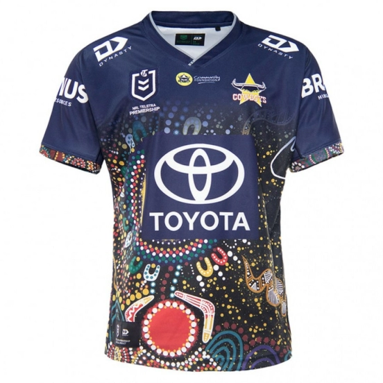 North Queensland Cowboys 2021 Men's Indigenous Rugby Jersey