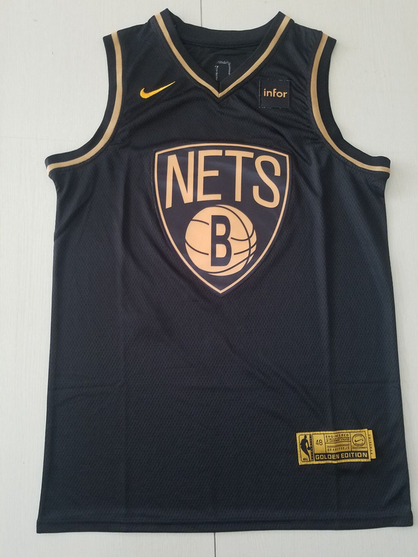 Kevin Durant 7 Black Golden Edition Jersey