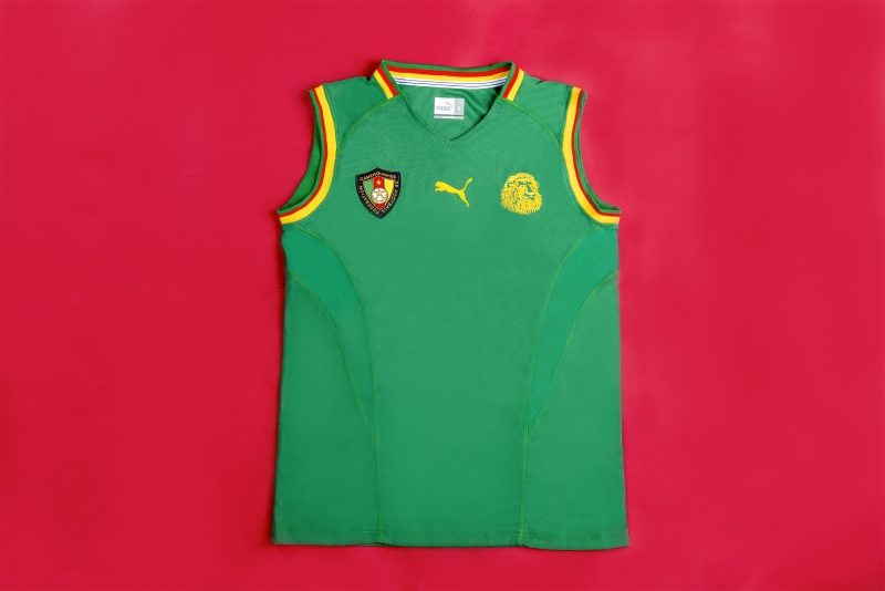 Retro 2002 Cameroon Home Soccer Jersey