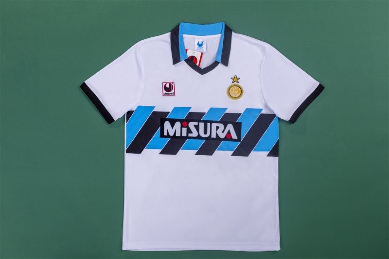 RETRO 90/91 Inter Away Soccer Jersey
