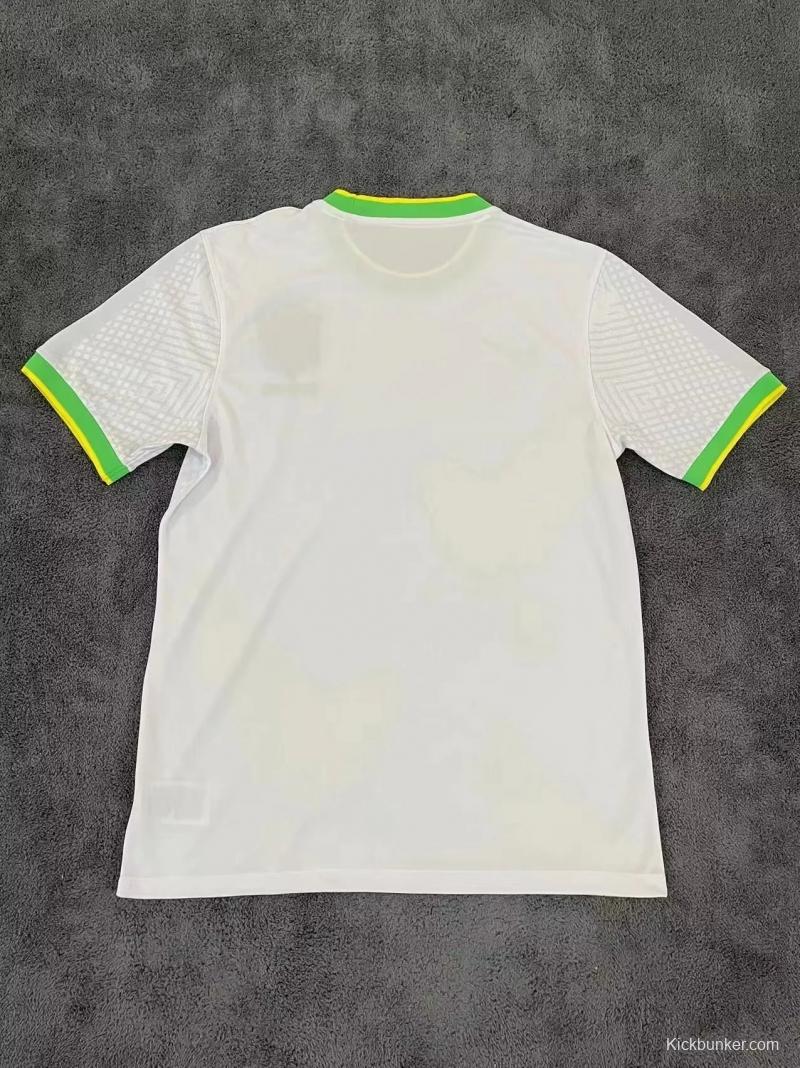 2022 Brazil White Training Jersey