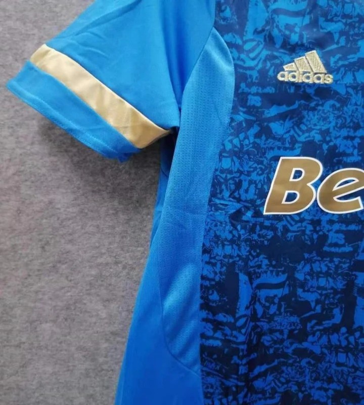 Retro 11/12 Olympique Marseille Away Blue Jersey