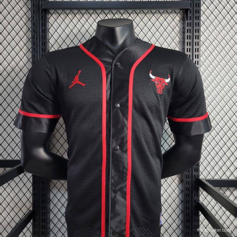 NBA Bull Stadium Black Jersey