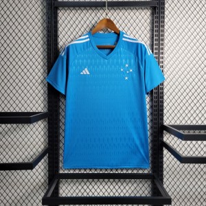 23-24 Cruzeiro Blue Goalkeeper Jersey