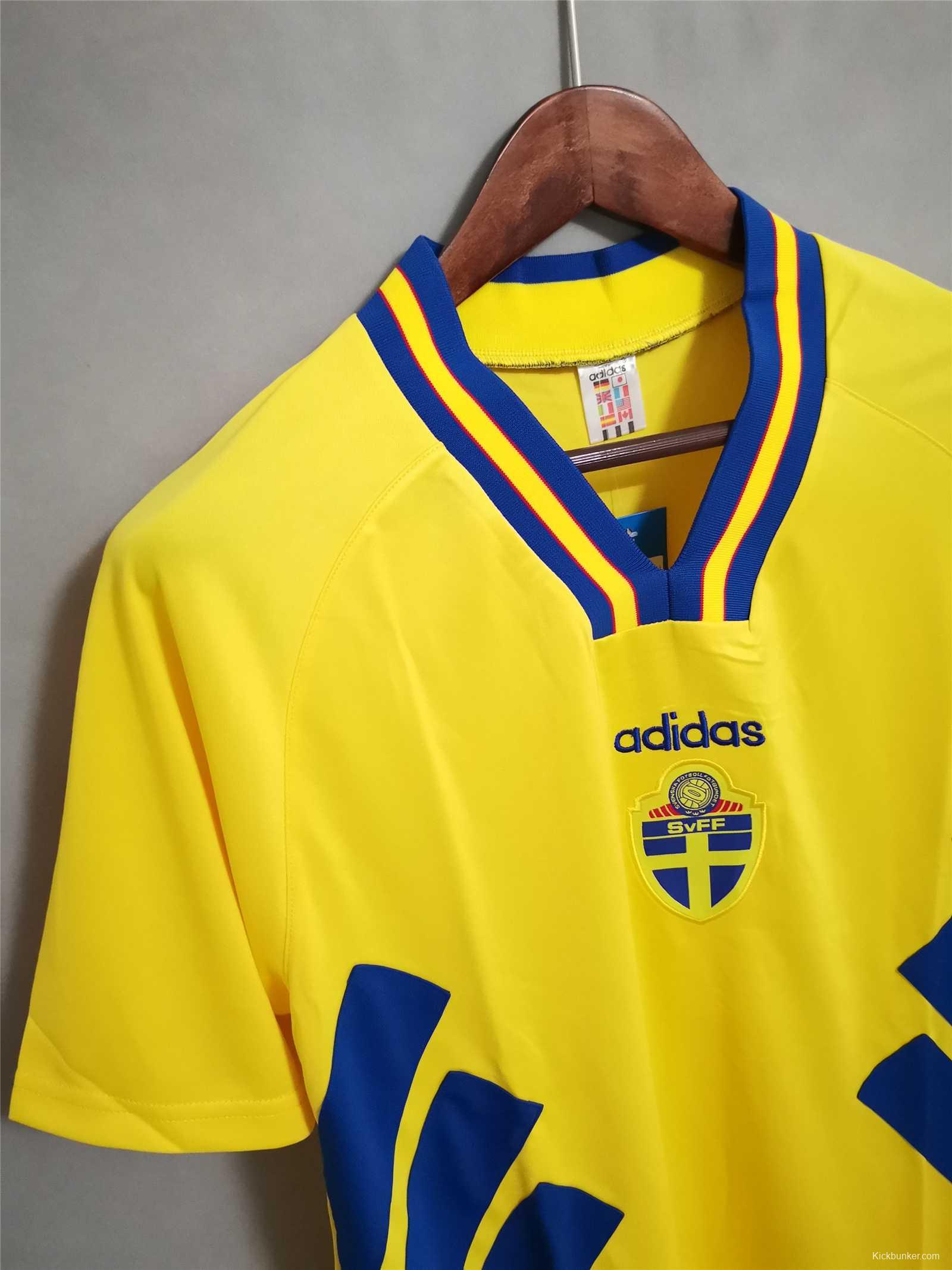 Retro 1994 Sweden Home Jersey