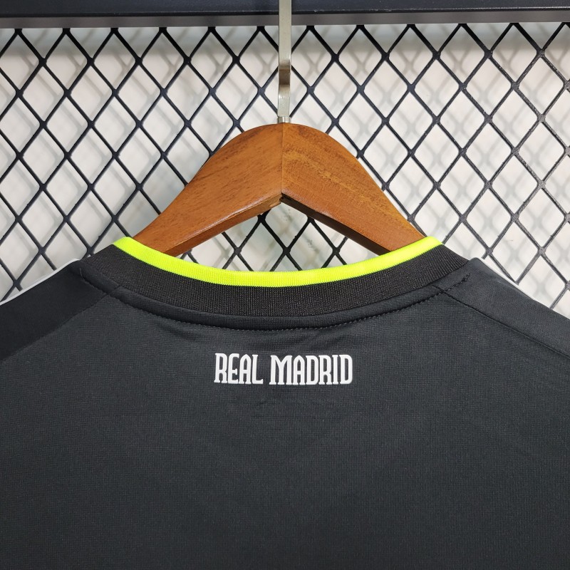 Retro 10-11 Real Madrid Away Black Soccer Jersey