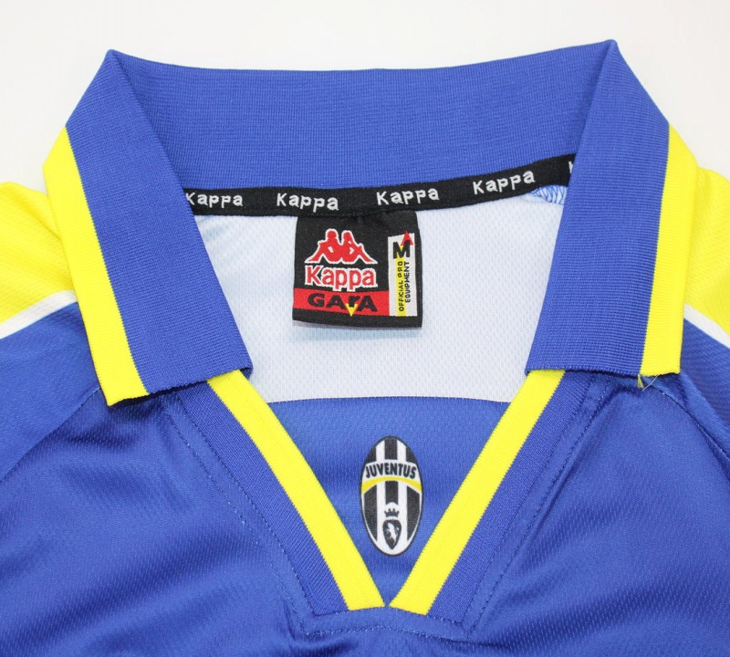 Retro 95/96 Juventus Away Blue Long Sleeve Jersey