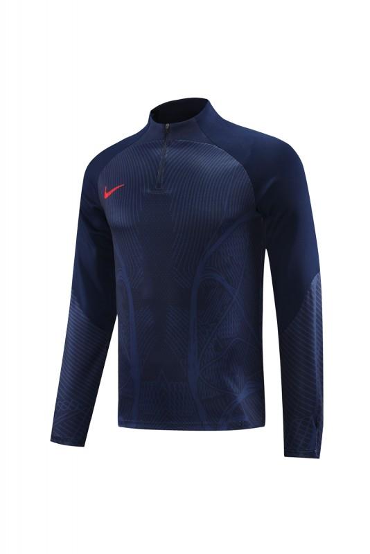 2024 Nike Navy Half Zipper Jacket+Pants