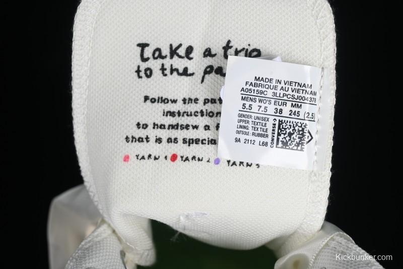 Converse All Star Retro Daisy Floral High Top Casual Sneakers - A05195C