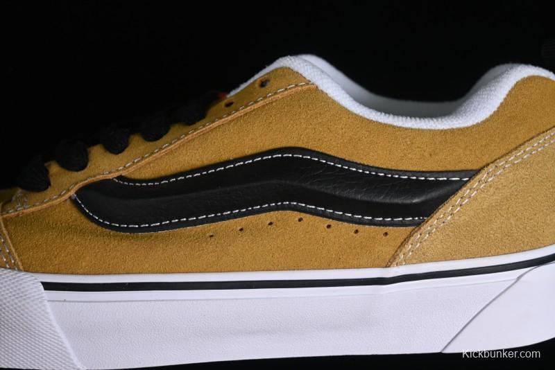 Vans Classics Knu Skool Retro Skate Shoes with Thick Tongue and Oversized Toe - VN0009QC5QJ1