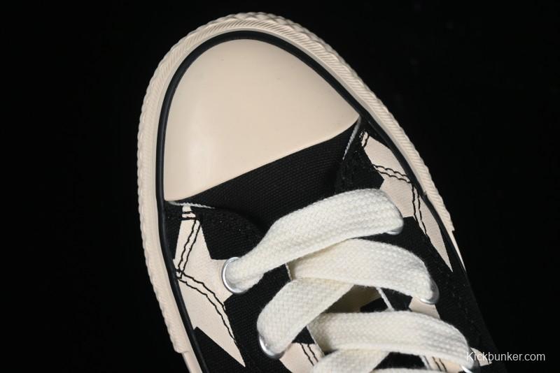 Converse All Star Lift High Top Platform Sneakers with Star Print - A09903C
