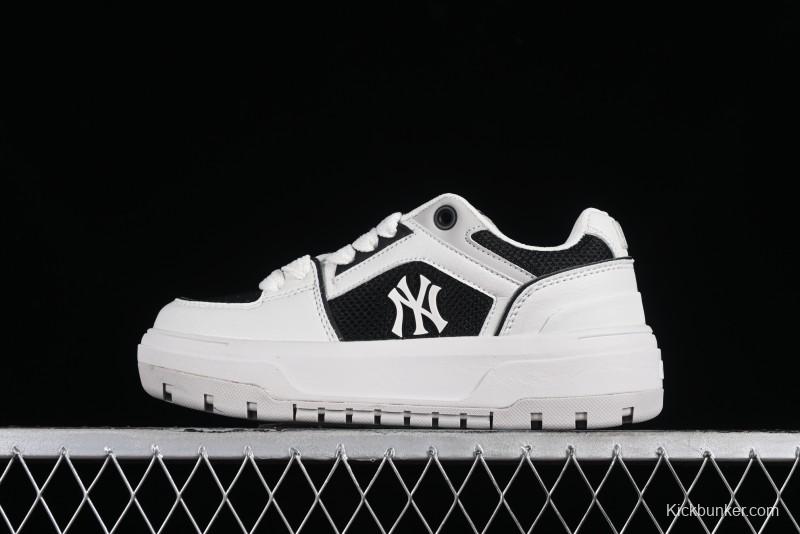 New York Yankees MLB Chunky Liner Wide Platform Sneakers with 6cm Height Increase - 3ASXCLW4N50BKS
