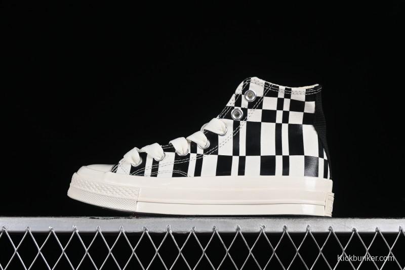 Converse 1970s Summer New Checkerboard High Top Casual Canvas Shoes - A08764C