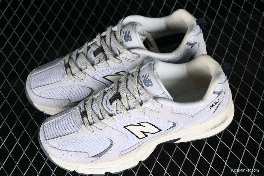 New Balance 530 Series Leather Distressed Retro Casual Running Shoes - MR530DG