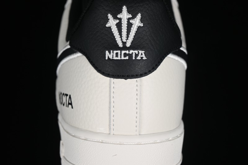 Nike Nocta x Nike Air Force 1 '07 Low Casual Sneakers with 3M Reflective Details and Full-Length Air Cushion - NO0224-023