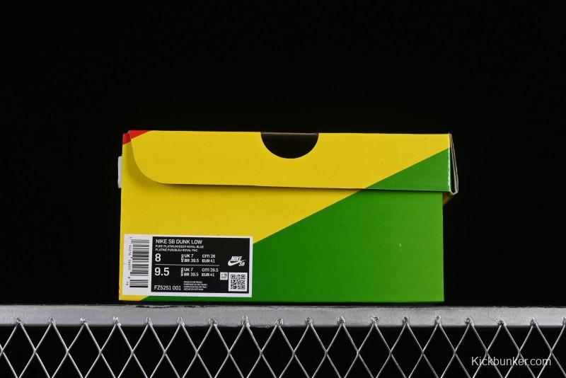 Nike SB Dunk Low Rayssa Leal Pro Skate Shoes with Colorful Smiley Laces - FZ5251-001