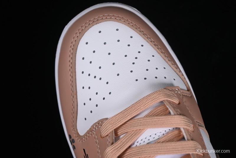 Nike Dunk Low SB Casual Sneakers with Knit Cat and Rose Pink Design - DD1503-118