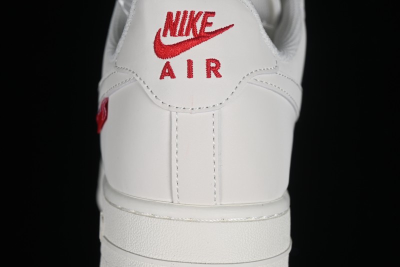 Supreme x Nike Air Force 1'07 Low Off-White Casual Skate Shoes with Zoom Air Cushion - HD1968-007