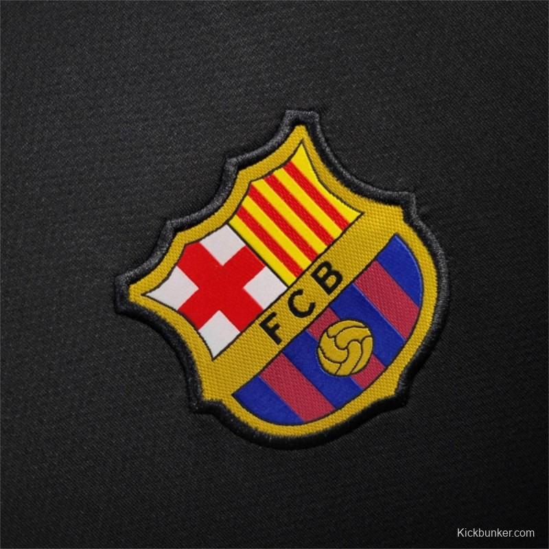 11/12 Retro Barcelona Away Long Sleeve Jersey