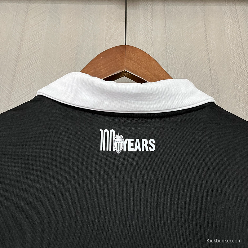 25/26 AS Monaco 100th Anniversary Black Jersey