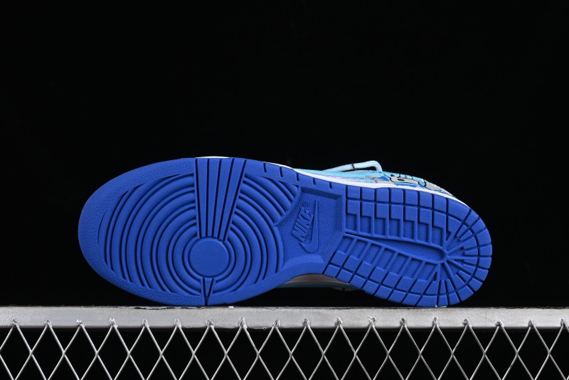 Nike Dunk Low Graffiti Deconstructed Style Casual Diary Gradient Splatter Letter SB Strap Low-Top Skate Shoes - DV0831-104