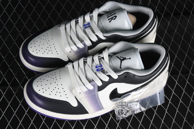 Nike Air Jordan 1 Low "Purple" Casual Sneakers - HF5759-101