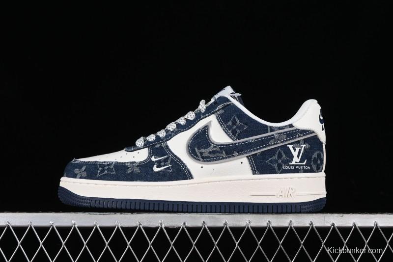 Nike Air Force 1 '07 Low LV Collaboration - Midnight Navy Low-Top Casual Sneakers - SJ2088-003