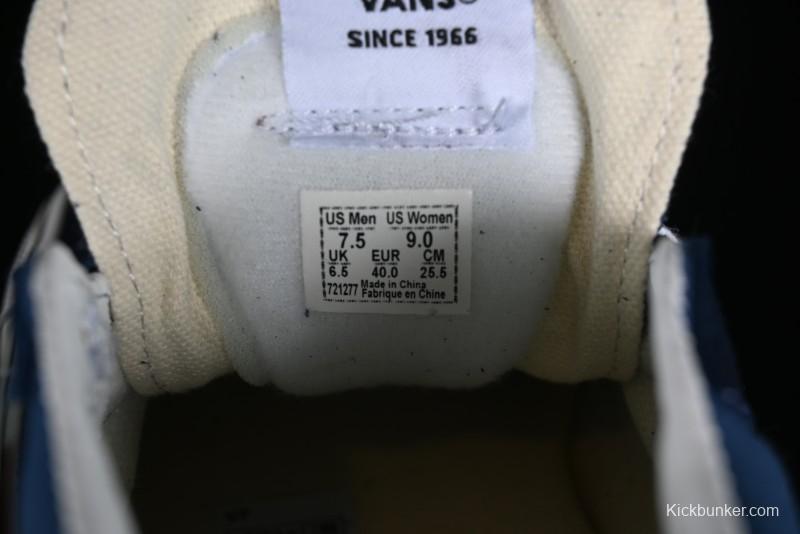 Vans Sk8-Mid Navy Blue Mid-Top Retro Classic Casual Canvas Shoes - VN0A391F5TU