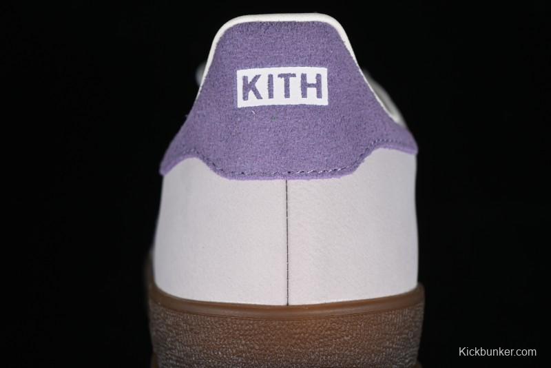 Adidas Originals Gazelle Indoor Kith Retro Casual Slip-Resistant Wear-Resistant Low-Top Sneakers - IH0120