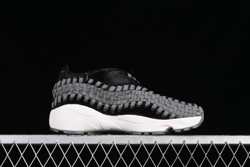 Nike Air Footscape Woven Asymmetrical Weave Slip-Resistant Low-Top Lifestyle Sneakers - FB1959-001