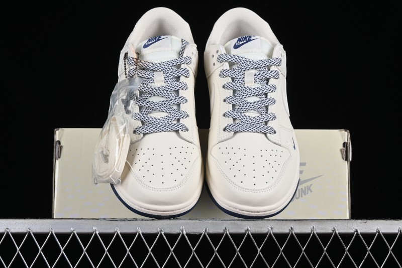 Nike SB Dunk Low LV Collaboration - Double Swoosh Blue Sole Anniversary High-End Custom Low-Top Casual Skate Shoes - XX2025-320