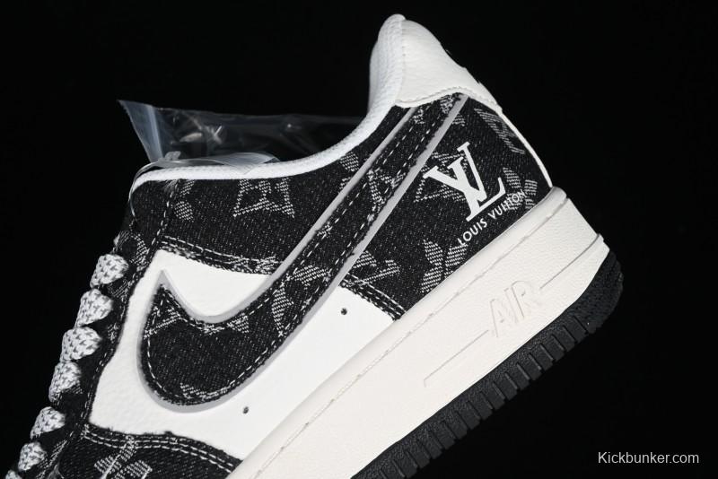 Nike Air Force 1 '07 Low LV Collaboration - Starry Night Black Low-Top Casual Sneakers - SJ2088-002