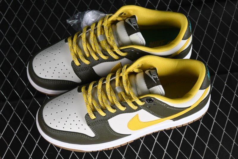 Nike Dunk Low Retro Low Premium "Avocado" SB Casual Skate Shoes - FV3629-371