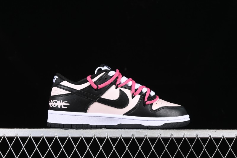 Nike Dunk Low SB Raspberry Mousse Pink Strap Casual Skate Shoes - CW1590-100
