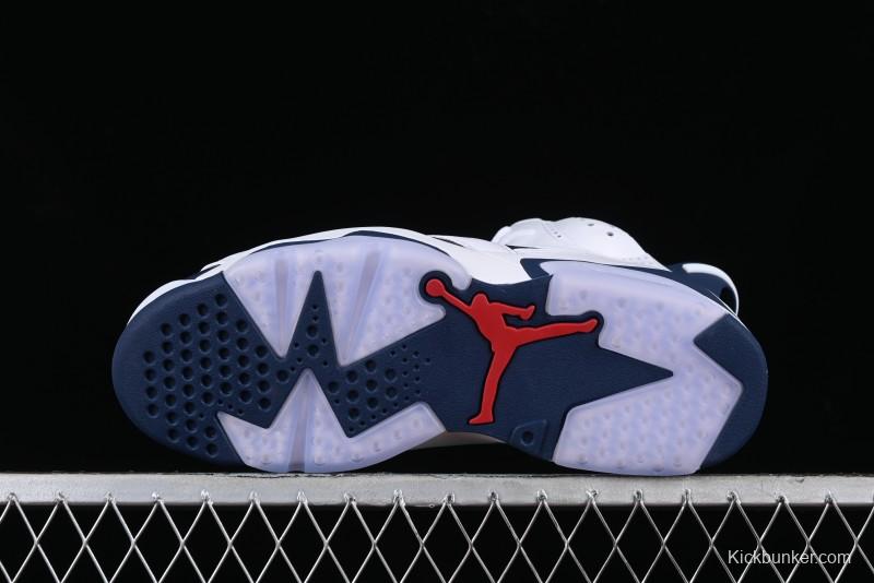 Nike Air Jordan 6 Retro "Olympic" Basketball Shoes - CT8529-164