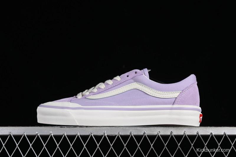 Vans Old Skool Reissue 136 Classic Low-Top Skate Shoes with Detachable Cushioned Insole and Crescent Toe Design - VN000MT6E3N