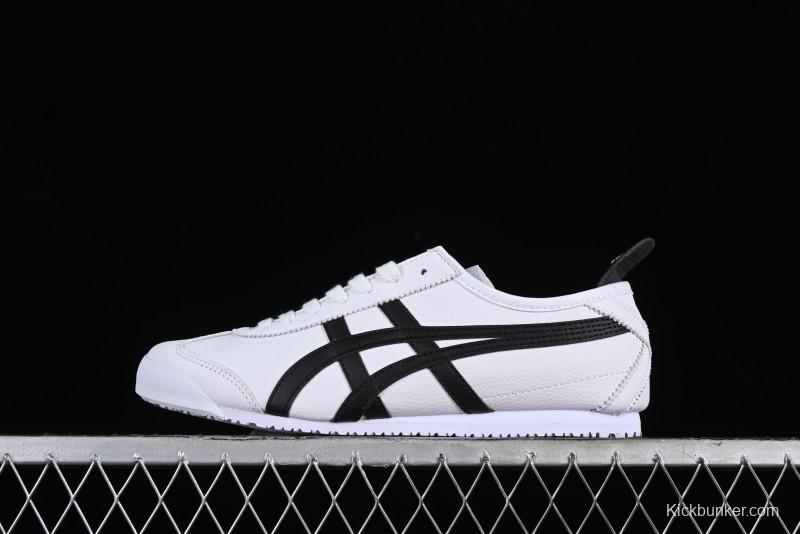 Onitsuka Tiger Mexico 66 Low-Top Leather Sneakers for Casual Running - D508K-0190