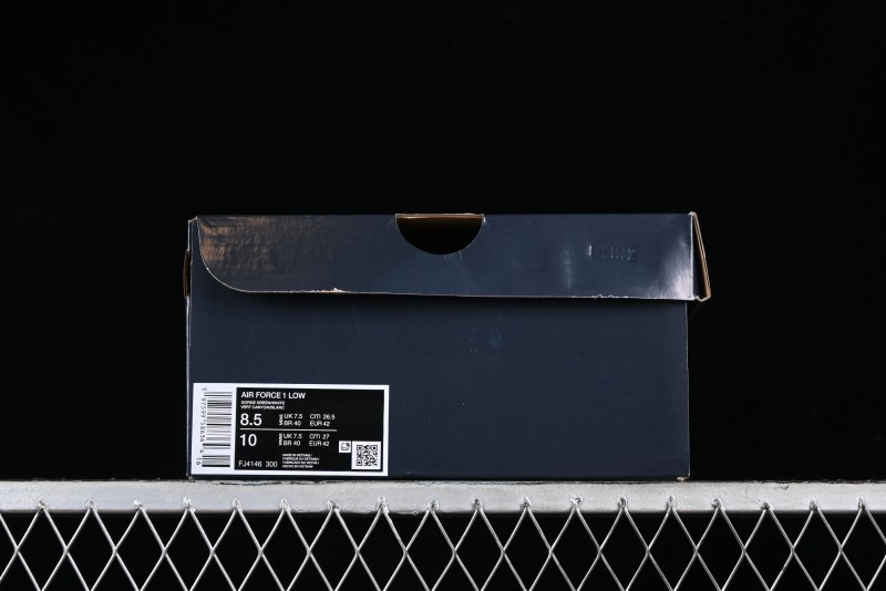 Nike Air Force 1 '07 Low Casual Sneakers with Full-Length Air Cushion - FJ4146-300