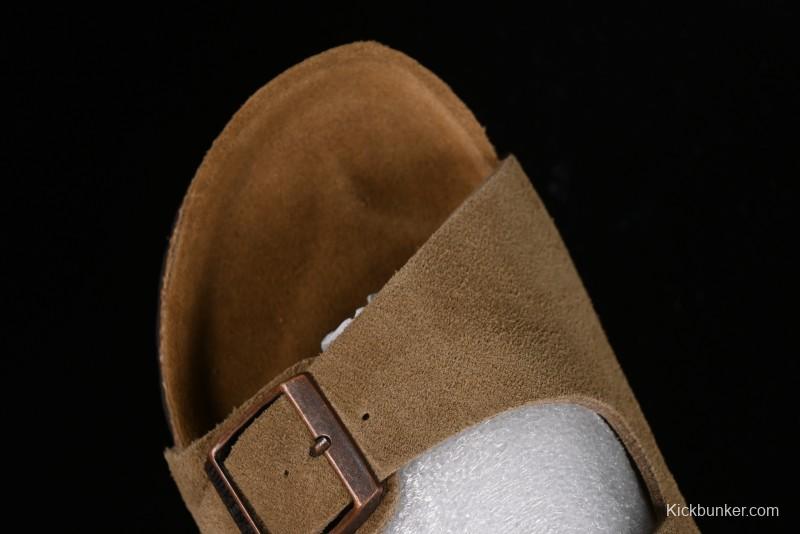 Birkenstock Birkenstock Sandals Series Soft Suede Leather with Lambswool Insole and Cork Midsole - G.D4