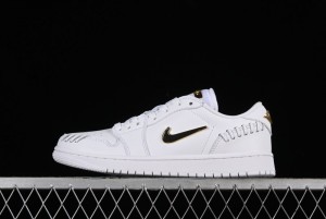 Nike Air Jordan 1 Low Method of Make Casual Sneakers in White Gold - FN5032-100