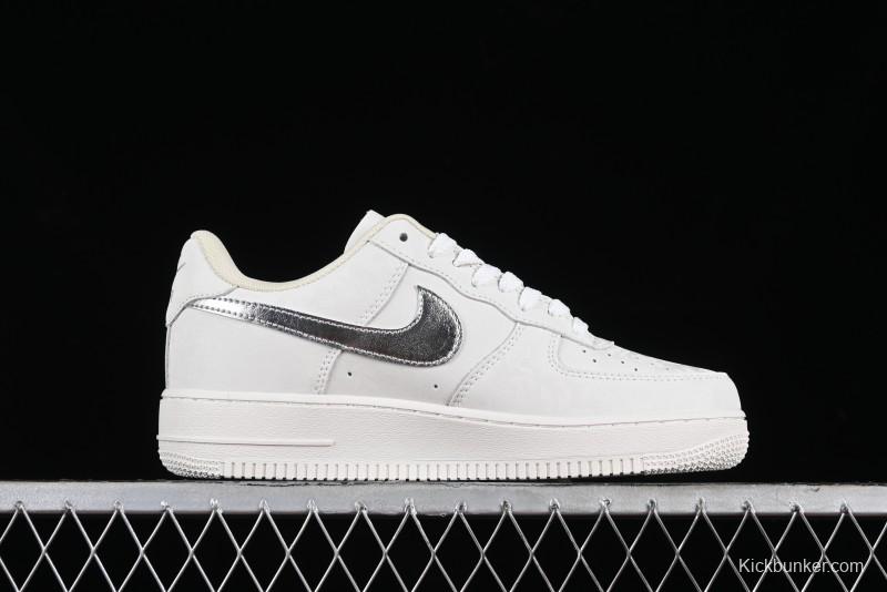 Nike Air Force 1 '07 Low Custom Traditional Chinese Brocade Casual Sneakers - AF2406-110