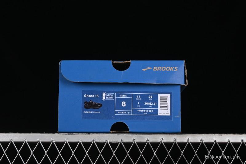 Brooks Ghost 15 Low-Cut Breathable Cushioned Support Running Shoes - 1103931D020