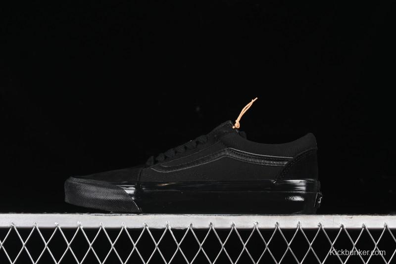 Vans Old Skool Premium Black Suede Retro Skate Shoes - VN000CXTBKA