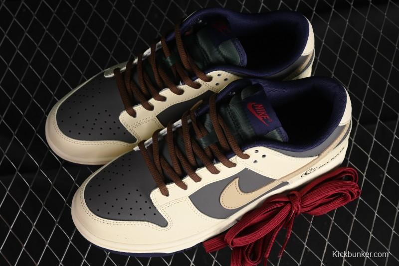 Nike Dunk Low SB Casual Skate Shoes with Chestnut-Inspired Design - FV8106-361