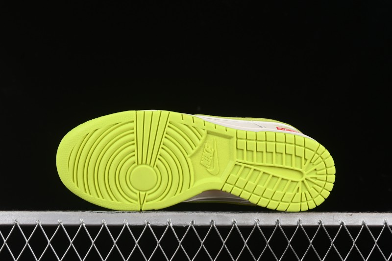 Nike SB Dunk Low Supreme Stone Island Collaboration - Fluorescent Beige Anniversary High-End Custom Low-Top Casual Skate Shoes - BB9866-005