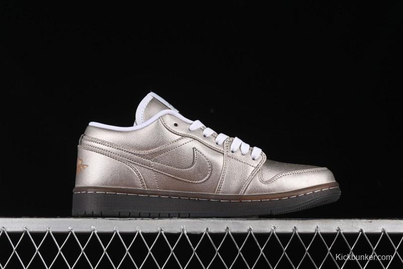 Nike Air Jordan 1 Low Retro Basketball Shoes Platinum - HQ3529-099