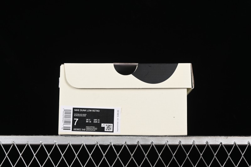 Nike SB Dunk Low UN Collaboration - White Black Patent Leather Anniversary Custom Low-Top Casual Skate Shoes - XB3802-349