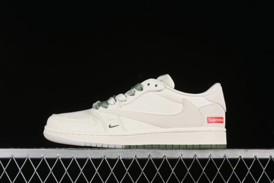 Nike Travis Scott x Fragment Design x Air Jordan 1 Low OG SP AJ1 Supreme Collaboration - BB2299-810