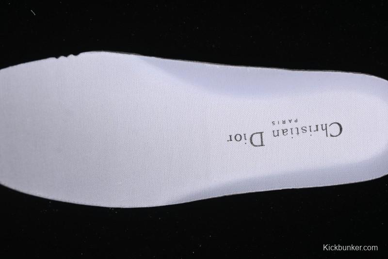 Dior Chrono Round Toe Lace-Up Lifestyle Casual Running Sneakers - 19W WHITE RED